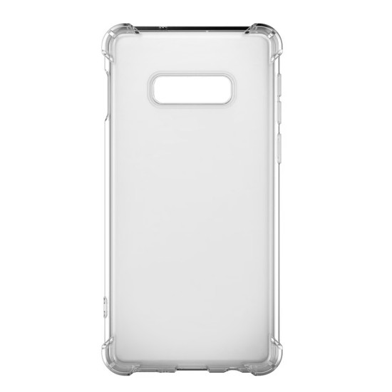 Capa de Silicone com Cantos Duras para Samsung Galaxy S10e Transparente